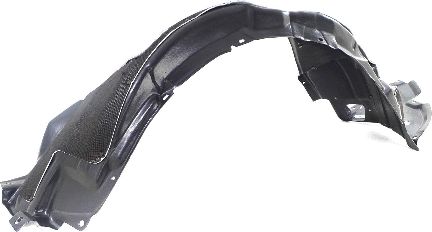 Front Fender Liner Right Passenger Side Direct Replacement Compatible With 2009-2010 Lexus IS250 / IS350 LX1249115 5380553040