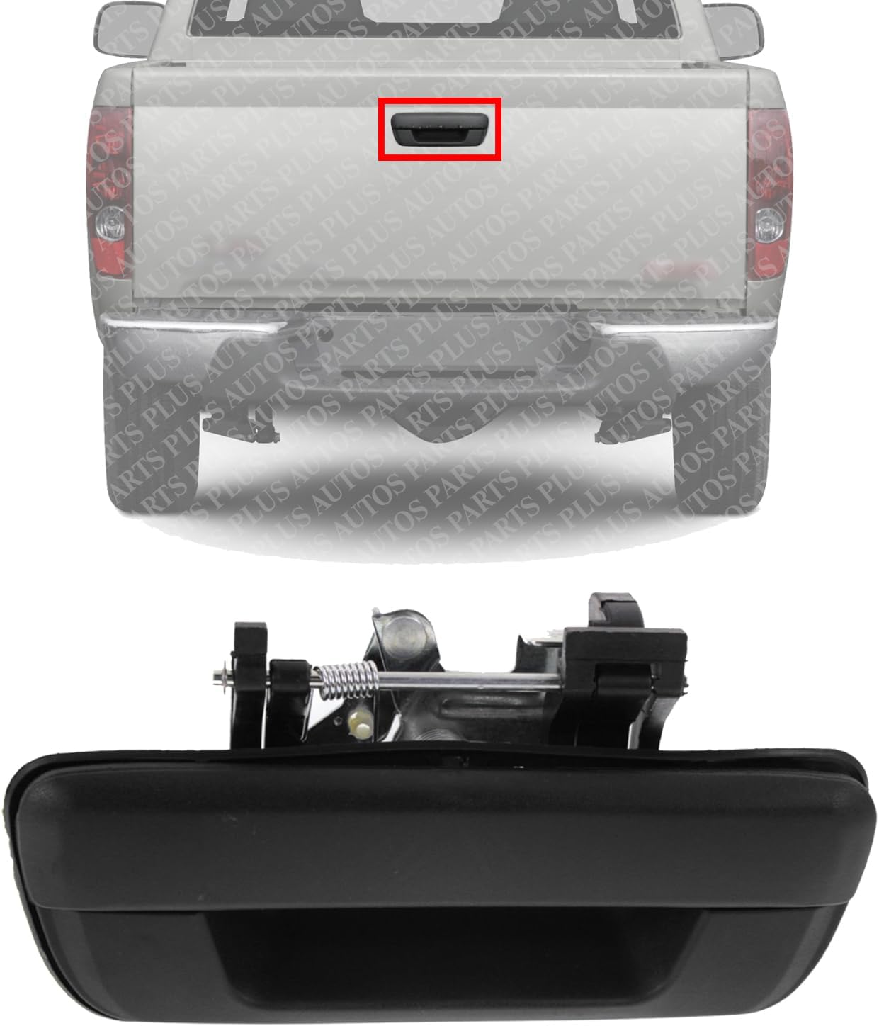 Tail Gate Handel Textured Direct Replacement Compatible with 2004-2011 Chevrolet Colorado/GMC Canyon GM1915127 97319415