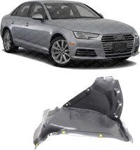 Front Section Fender Liner Right Passenger Side Direct Replacement Compatible With 2017-2018 Audi A4 AU1249134 8W0853888A-PFM