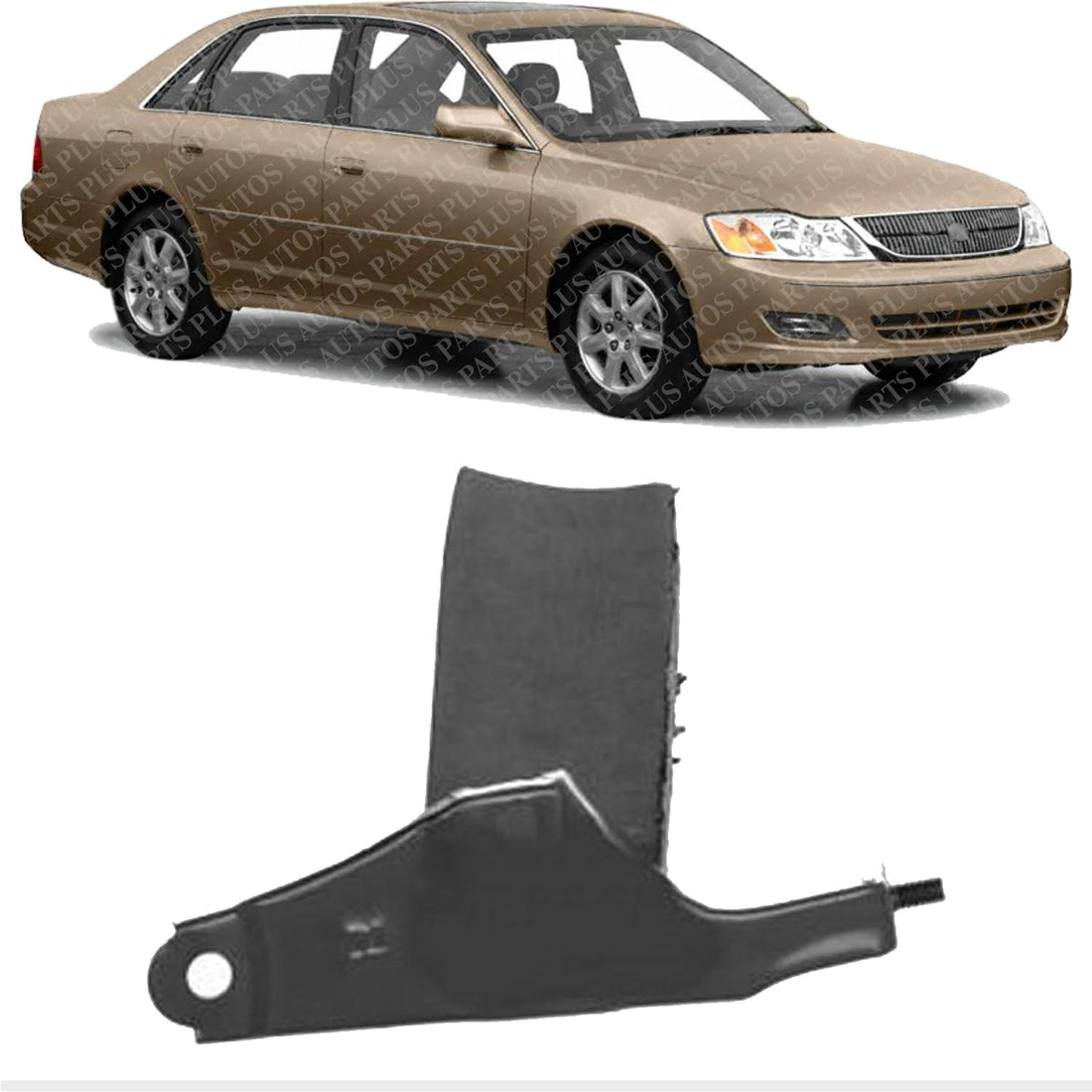 Front Bumper Bracket Right Passenger Side Direct Replacement Compatible with 2000-2004 Toyota Avalon TO1043103 52115AC020