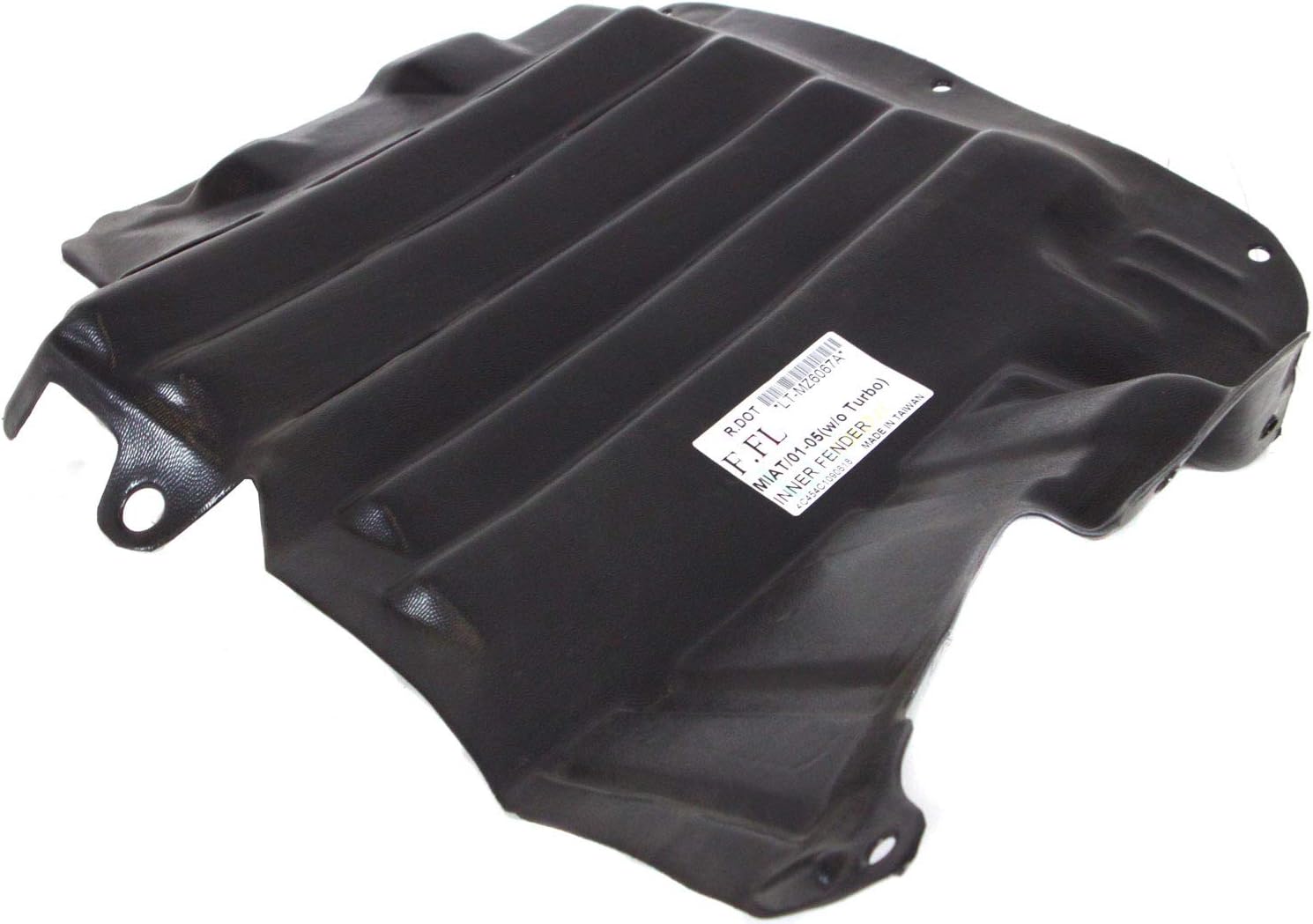 Front Section Fender Liner Right Passenger Side Direct Replacement Compatible With 1999-2000 Mazda Miata MA1251111 NC1056132E
