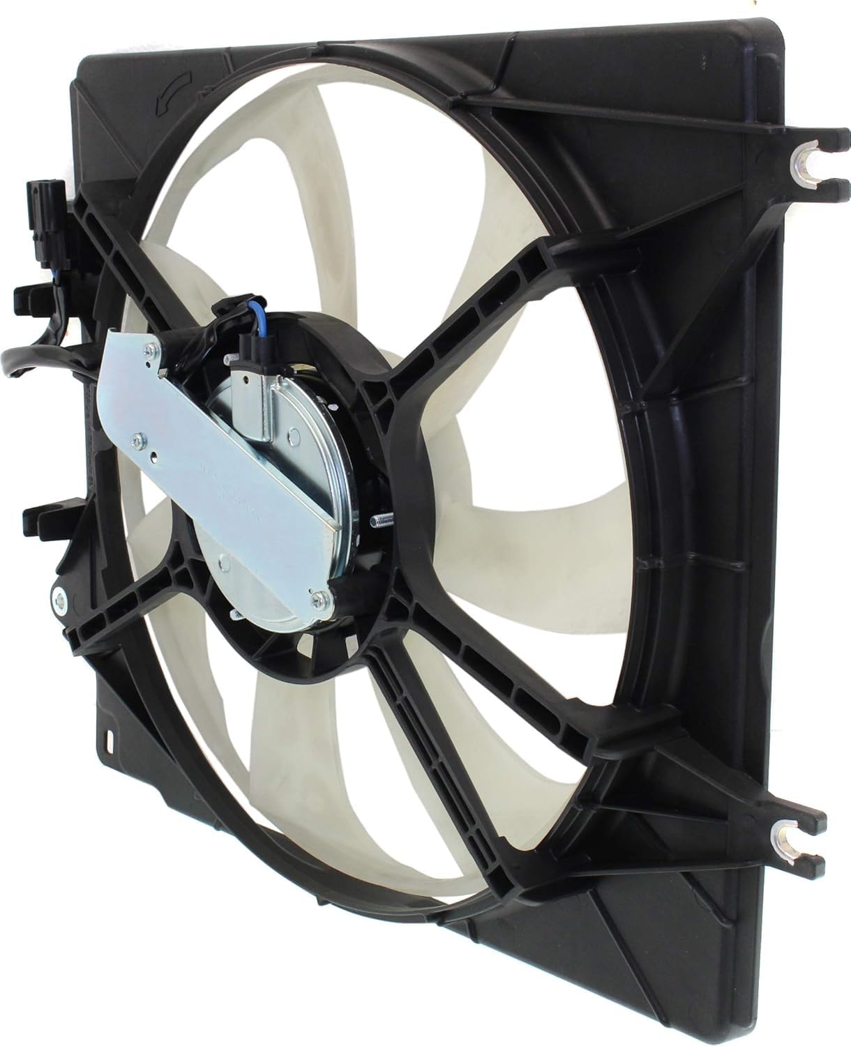 AUTOS PARTS PLUS Front A/C Condenser Cooling Fans Assembly Right Passenger Side Direct Replacement Compatible With 2017-2022 Honda CR-V HO3113141 386155PAA01-PFM 386165PAA01