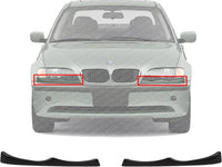 Set Of 2 Front Headlight Filler Primed Right Passenger & Left Driver Side Direct Replacement Compatible With 2002-2005 BMW 3-Series BM2513102 BM2512102 51137043409 51137043410