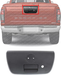 Tailgate Handle Textured with Keyhole Direct Replacement Compatible with 2001-2004 Nissan Frontier NI1915102 906069Z400 906068Z400