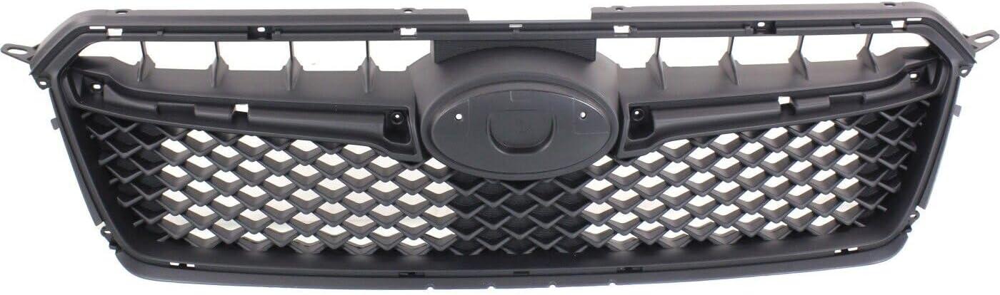 Front Grille Textured Black Shell And Insert Direct Replacement Compatible With 2015-2016 Subaru Impreza SU1200163 91122FJ040