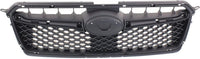 Front Grille Textured Black Shell And Insert Direct Replacement Compatible With 2015-2016 Subaru Impreza SU1200163 91122FJ040