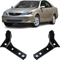 Set Of 2 Front Bumper Retainer Steel Left Driver & Right Passenger Side Direct Replacement Compatible With 2002-2006 Toyota Camry TO1067135 TO1066135