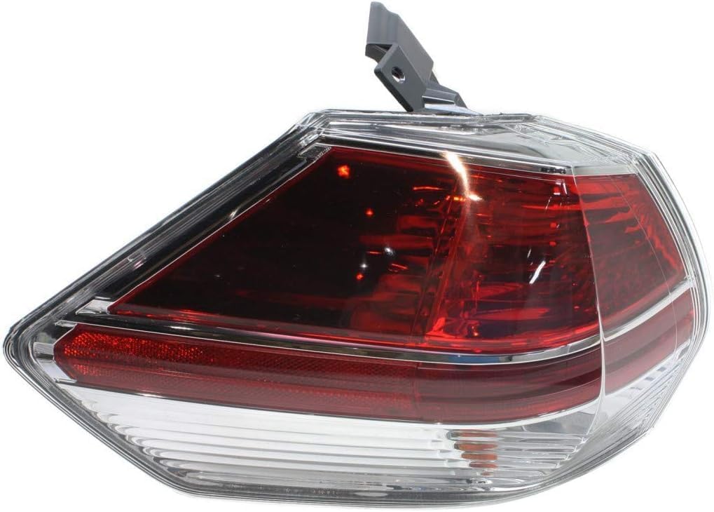 Set Of 2 Tail Light Outer Assembly Left Driver & Right Passenger Side Direct Replacement Compatible With 2014-2016 Nissan Rogue NI2805102 NI2804102 265504BA0A 265554BA0A