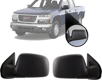AUTOS PARTS PLUS Set Of 2 Front Mirror Manual Folding Non-Heated Textured Right Passenger & Left Driver Side Direct Replacement Compatible With 2004-2012 Chevrolet Colorado/GMC Canyon GM1320286