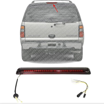 Third Brake Light High Mount Stop Lamp Direct Replacement Compatible With 1992-2004 Chevrolet Suburban / 1992-2006 GMC Yukon GM2890102 GM2890103 15030176 15145321