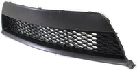 Front Bumper Grille Without Fog Light Holes Textured Plastic Direct Replacement Compatible With Kia Forte Koup 2010-2013 KI1036107 865601M300