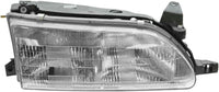 Front Head Light Assembly Right Passenger Side Direct Replacement Compatible With 1993-1997 Toyota Corolla TO2503107 811101E221