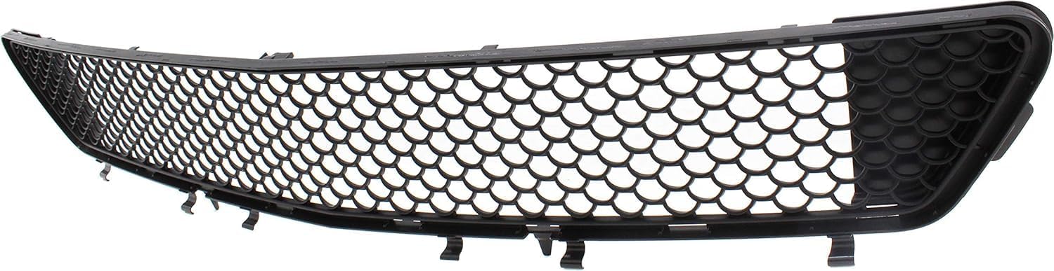 Front Bumper Grille Primed Direct Replacement Compatible With 2010-2013 Mercedes Benz E-Class MB1036157 2128851253
