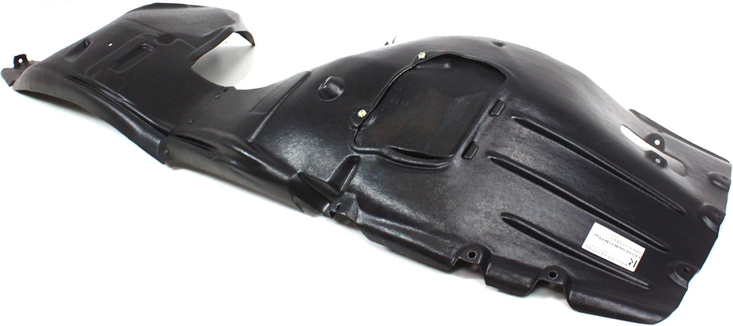 Front Section Fender Liner Right Passenger Side Direct Replacement Compatible With 2004-2007 BMW 6-Series BM1251123 51717009716