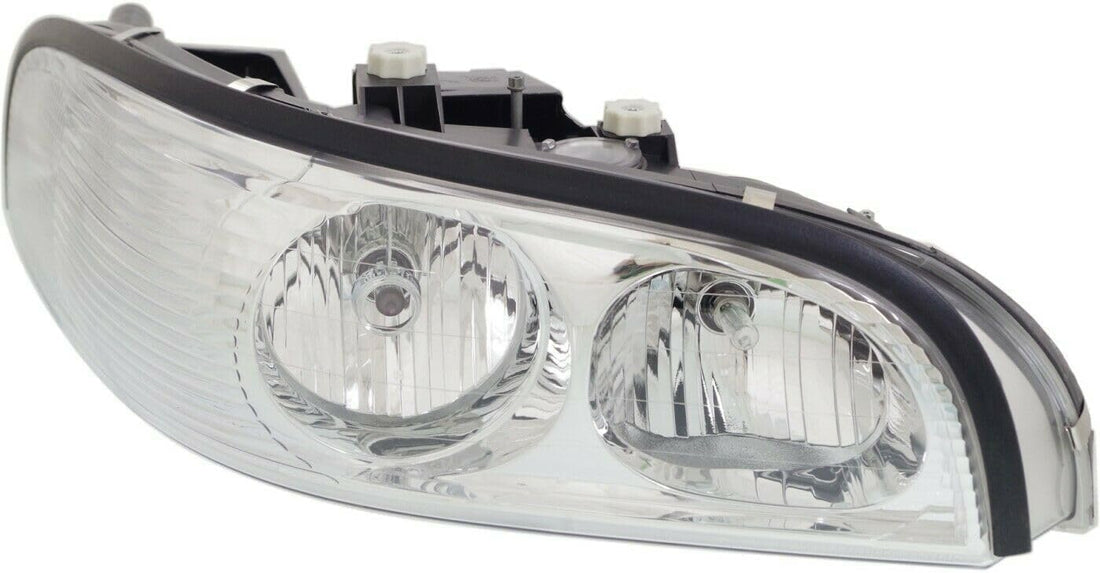 Set Of 2 Front Headlight Assembly Right Passenger & Left Driver Side Direct Replacement Compatible With 1997-2005 Buick Park Avenue GM2502160 GM2503160 25689659 25689660
