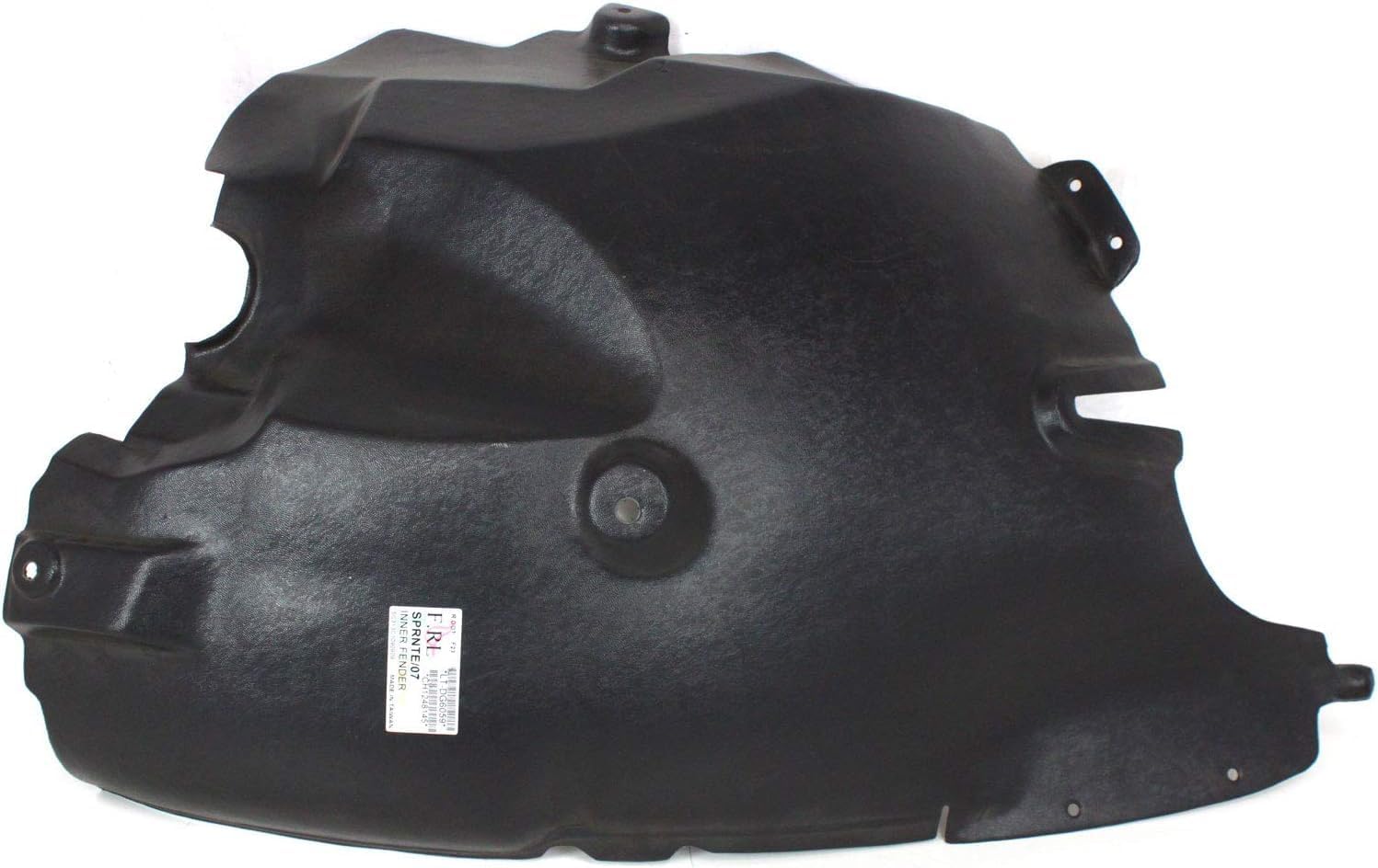 Front Fender Liner Rear Section Left Driver Side Direct Replacement Compatible With 2007-2009 Dodge Sprinter CH1248145 68014741AA