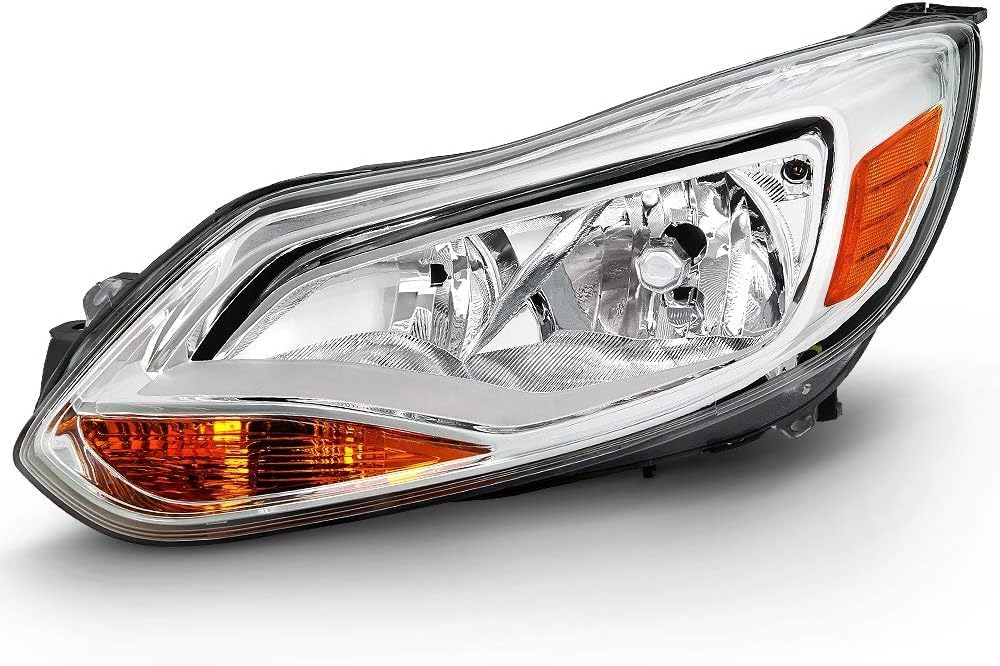 Front Head Light Assembly Left Driver Side Direct Replacement Compatible With 2012-2014 Ford Focus FO2502298 BM5Z13008K