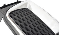 Front Bumper Cover Primed Plastic + Upper & Lower Grille + Headlight + Fog Light Cover Left Driver & Right Passenger Side Direct Replacement Compatible With 2009-2010 Pontiac Vibe