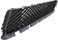 Front Bumper Cover Primed Plastic + Upper & Lower Grille Direct Replacement Compatible With 2011-2012 Mitsubishi Outlander/RVR