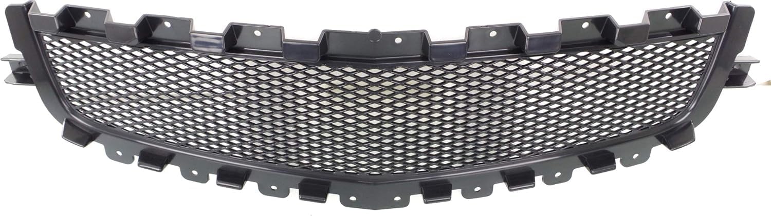 Set Of 3 Front Grille Cover + Upper & Center Paintable Shell and Insert Direct Replacement Compatible With 2008-2012 Chevrolet Malibu GM1223104 GM1200600 GM1200601 15823699 15823700