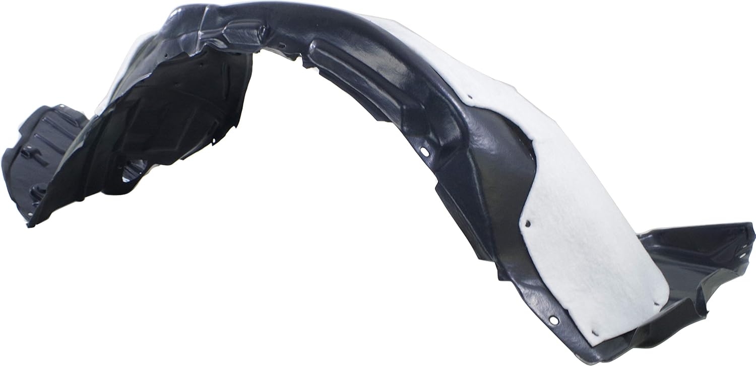 Front Fender Liner Left Driver Side Direct Replacement Compatible With 2013-2017 Lexus LS460 LX1248132 5380650080