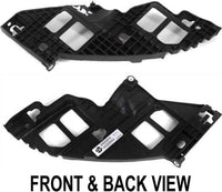 Front Bumper Cover Inner Bracket Left Driver Side Direct Replacement Compatible With 2010-2014 Volkswagen Jetta/Golf/GTI VW1042102 5K0807227A