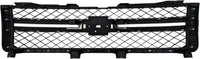 Front Grille Chrome Shell With Primed Insert + Hood Molding Direct Replacement Compatible With 2011-2014 Chevrolet Silverado 2500HD 3500HD GM1200639 GM1235124 20963700 20966058
