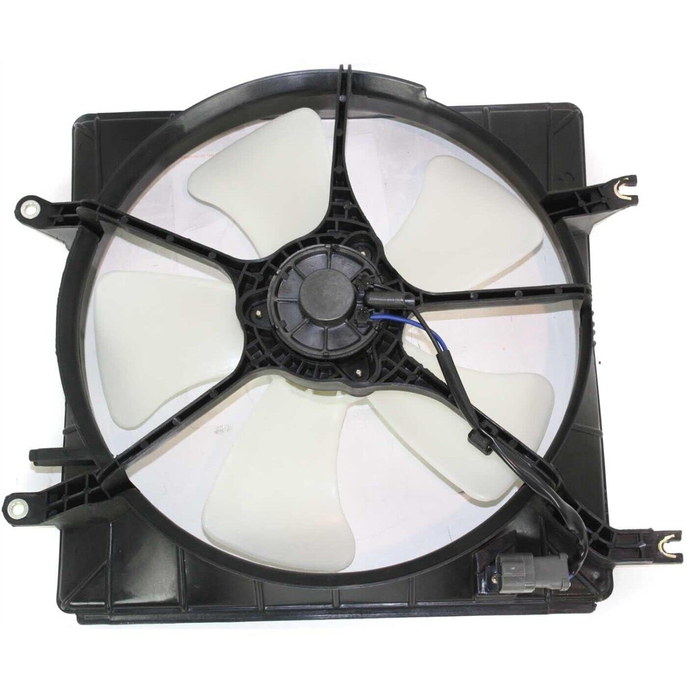 Front Radiator Fan Assembly Left Driver Side Direct Replacement Compatible with 1995-1997 Honda Accord / 1997-1999 Acura CL HO3115145 19015P0GA01-PFM