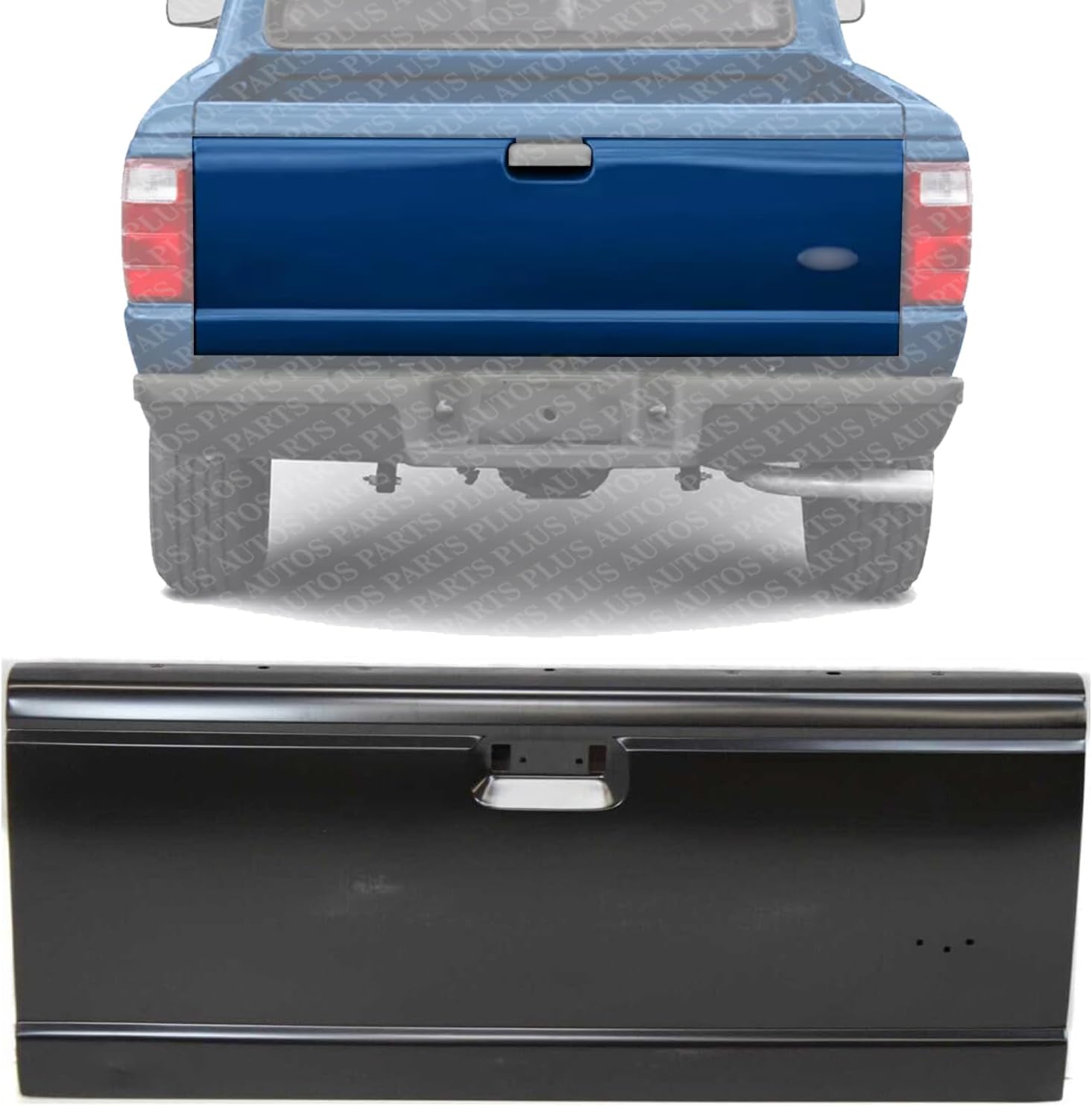 Tailgate Flareside / Stepside Steel Primed Direct Replacement Compatible with 1993-2004 Ford Ranger FO1900117 F37Z8340700A