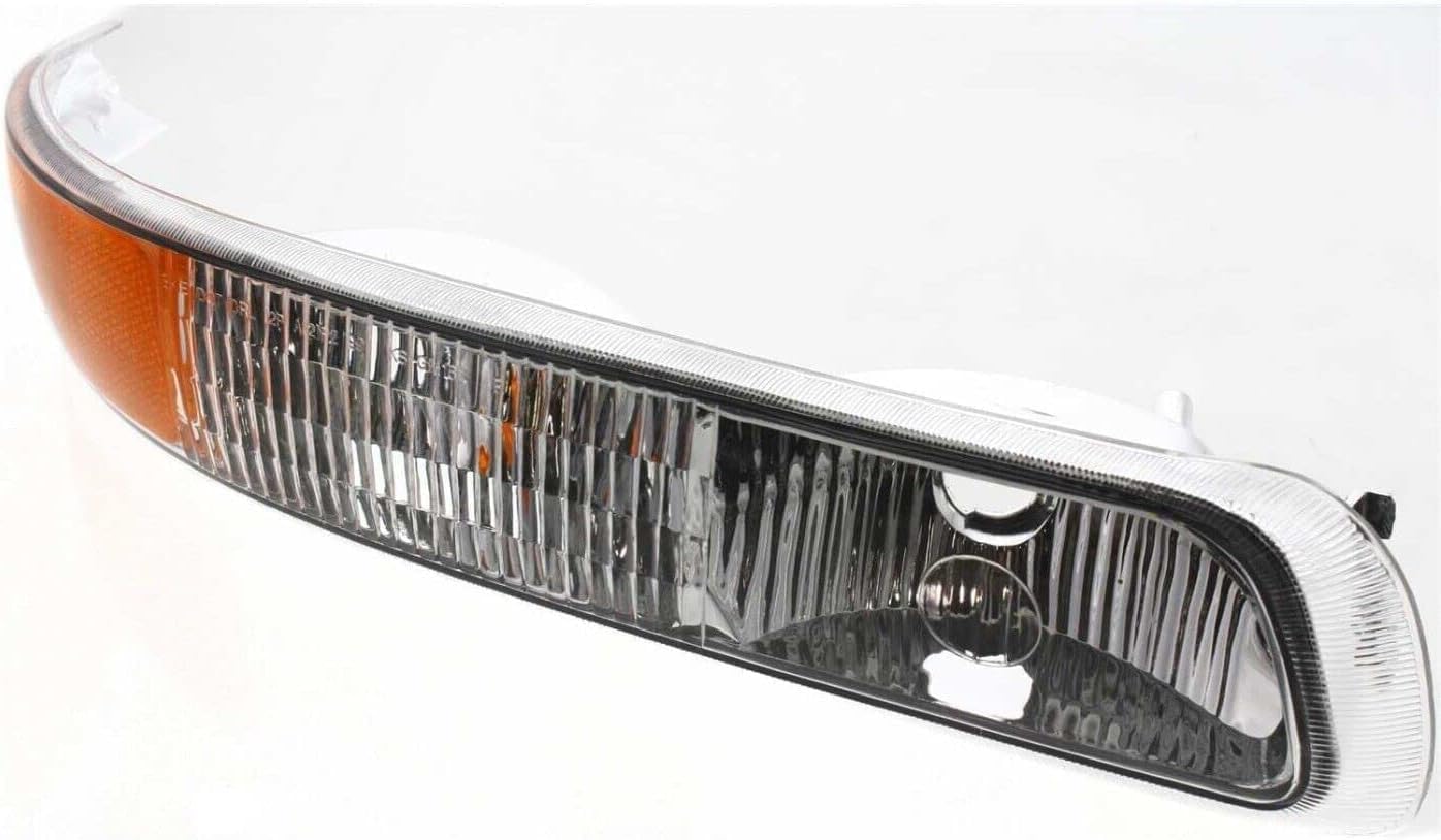Front Park Light Left Driver & Right Passenger Side Direct Replacement Compatible With 1999-2002 Chevrolet Silverado / 2000-2006 Tahoe GM2520173 GM2521173 15199559 15199558