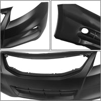 Front Bumper Cover Primed With Fog Light Holes Direct Replacement Compatible With 2011-2012 Honda Accord HO1000277 04711TE0A80ZZ