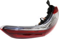 Tail Light Outer Assembly Left Driver Side Direct Replacement Compatible With 2015-2019 Toyota Sienna TO2804123 8156008050