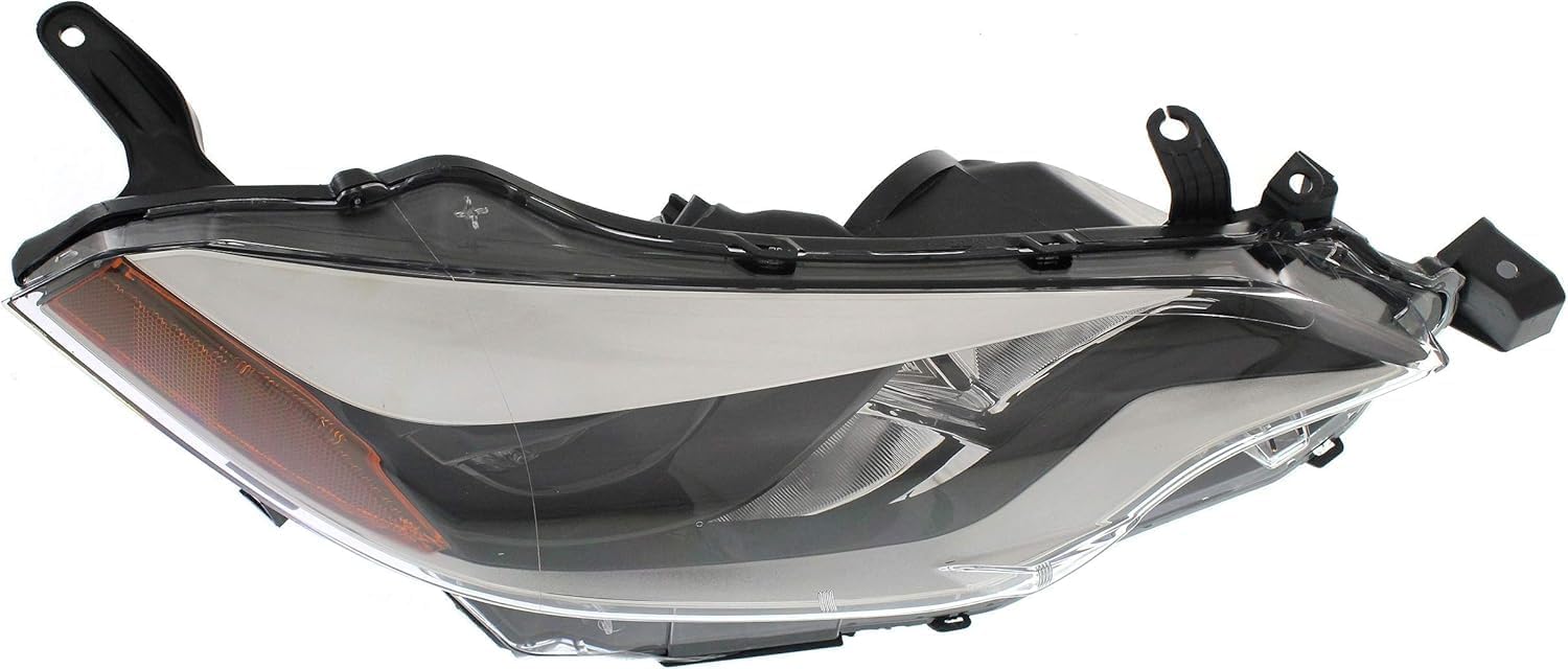 Front Head Light Assembly Right Passenger Side Direct Replacement Compatible With 2014-2016 Toyota Corolla TO2503216 8111002E60