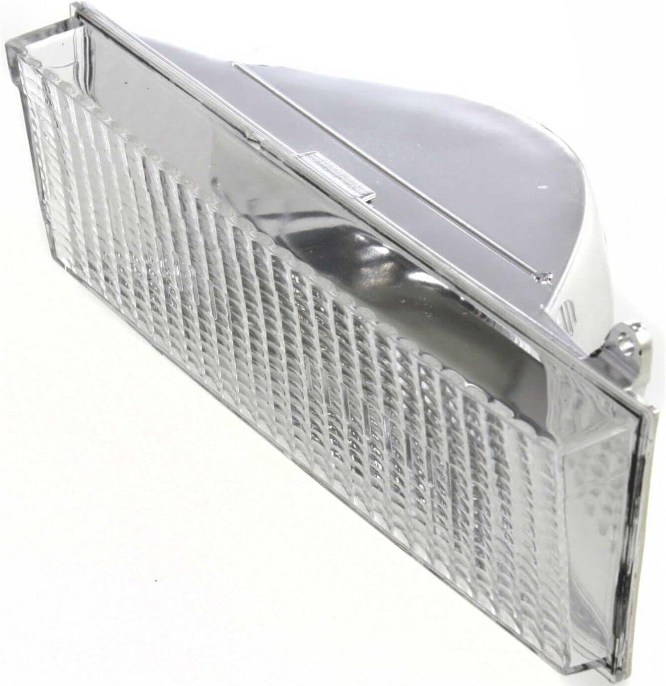 Front Turn Signal Light Lens and Housing Below Headlamp Left Driver Side Direct Replacement Compatible With 1886-1896 Jeep Cherokee / 1987-1988 Comanche CH2530101 56000099