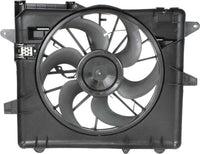 Front Radiator Cooling Fan Assembly Plastic Direct Replacement Compatible with 2005-2014 Ford Mustang FO3115152 DR3Z8C607D