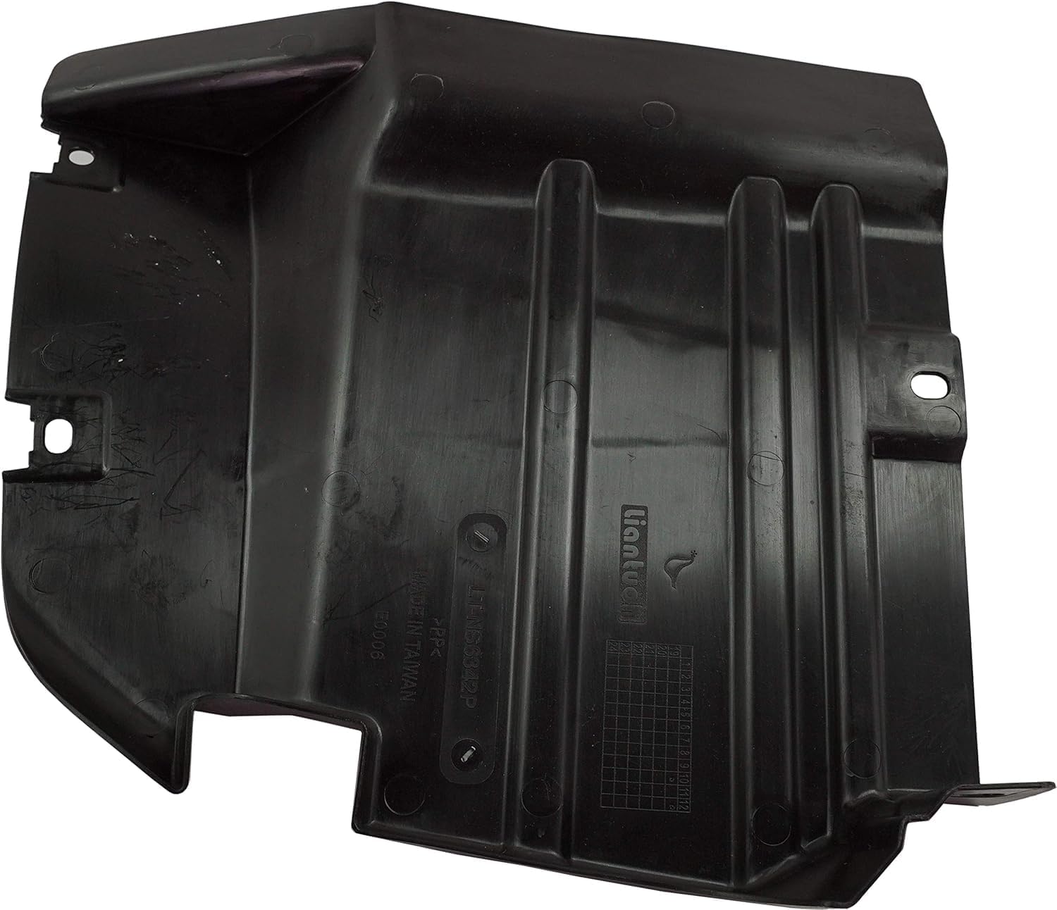 Front Section Fender Liner Right Passenger Side Direct Replacement Compatible With 2017-2019 Nissan Titan NI1249176 63844EZ40B