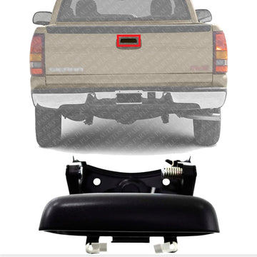 Rear Outside Tail Gate Handel Textured Direct Replacement Compatible With 1999-2006 Chevrolet Silverado/GMC Sierra GM1915105 15997911