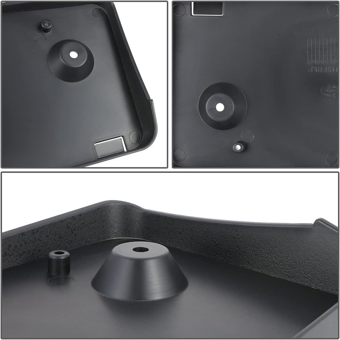 AUTOS PARTS PLUS Front License Plate Bracket Direct Replacement Compatible with 2015-2017 Ford Mustang FO1068154 FR3Z17A385AA