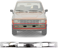 Front Bumper Steel Chrome Direct Replacement Compatible With 1984-1987 Toyota 4Runner / Pickup TO1002118 5211189146