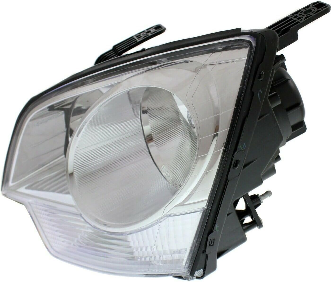 Set Of 2 Front Head Light Composite Assembly Right Passenger & Left Driver Side Direct Replacement Compatible With 2008-2010 Saturn VUE / 2012-2014 Chevrolet Captiva Sport GM2502306