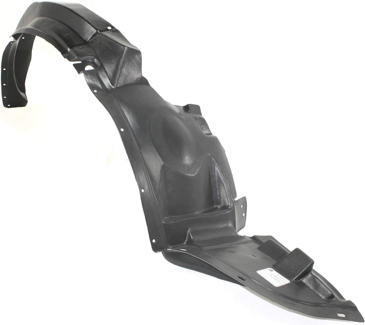 Front Fender Liner Right Passenger Side Direct Replacement Compatible With 2005-2010 Pontiac G6 GM1249174 20815093