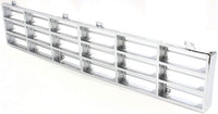Front Grille Chrome Insert Direct Replacement Compatible With 1981-1985 Dodge Full Size Pickup CH1200104 4168723
