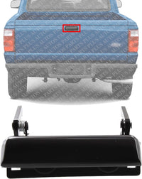 Tail Gate Handle Smooth Black Direct Replacement Compatible with 1992-1996 Ford F-150 / F-250/1994-2010 Mazda MA1915101 F1TZ9943400A