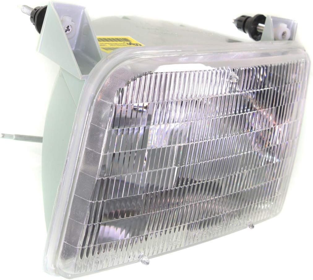 Set Of 2 Front Headlights Assembly Right Passenger & Left Driver Side Direct Replacement Compatible With 1992-1997 Ford F-Series FO2503114 FO2502118 F2TZ13008A F2TZ13008B