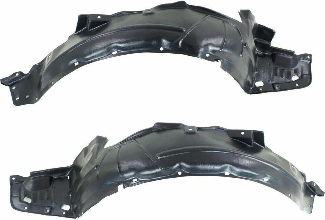 Set Of 2 Front Fender Liner Right Passenger & Left Driver Side Direct Replacement Compatible With 2004-2005 Acura TSX AC1249118 AC1248117 74101SEA000 74151SEA000