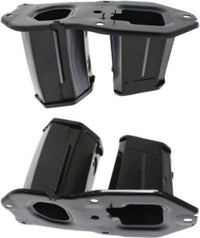 Front Bumper Extension Bracket Steel Left Driver & Right Passenger Side Direct Replacement Compatible With 2013-2015 Honda Civic HO1067117 HO1066117 71150TR3A00ZZ 71160TR3A00ZZ