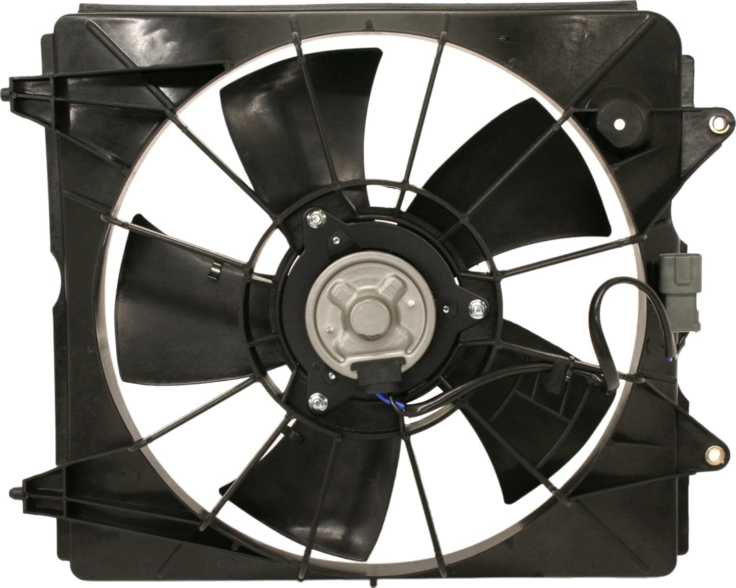 Front Radiator Fan Shroud Assembly Direct Replacement Compatible with 2007-2009 Honda CR-V HO3110116 19015RZAA01-PFM 19015RZAA01 19020PNLG01
