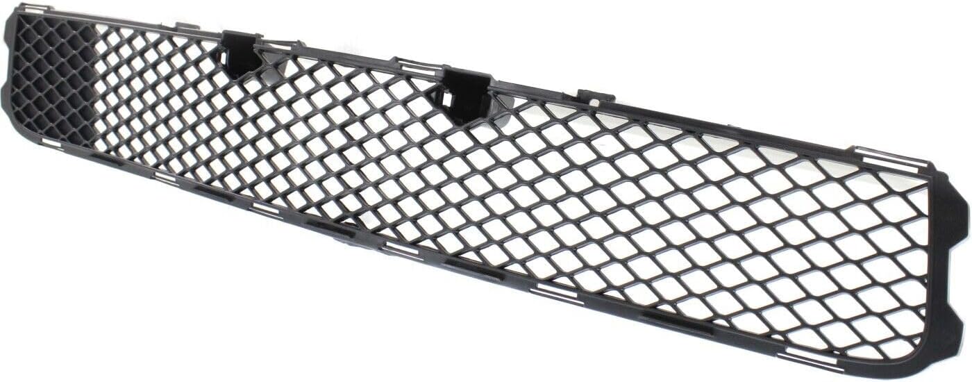 Front Bumper Lower Grille Textured Without Turbo Direct Replacement Compatible With 2008-2015 Mitsubishi Lancer MI1036101 6400A827