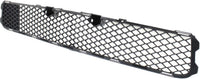 Front Bumper Lower Grille Textured Without Turbo Direct Replacement Compatible With 2008-2015 Mitsubishi Lancer MI1036101 6400A827