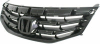 Front Grille Textured Black Shell & Insert Direct Replacement Compatible With 2011-2012 Honda Accord HO1200203 71121TA0A11